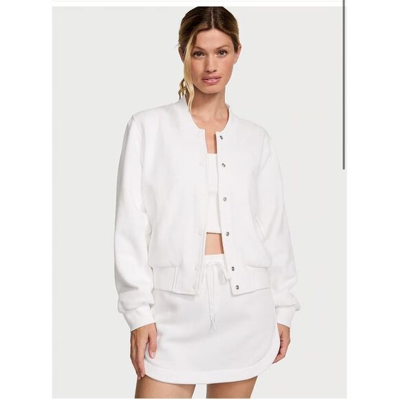 Xxl plus VS Victoria’s Secret snap front bomber jacket/coat/sweatshirt/sweater - Picture 2 of 8